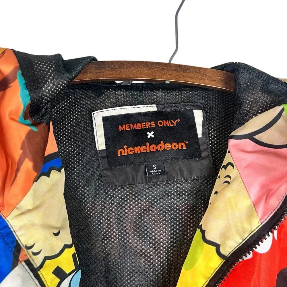 Members Only Nickelodeon Unisex SpongeBob‎ SquarePants windbreaker Jacket SZ S